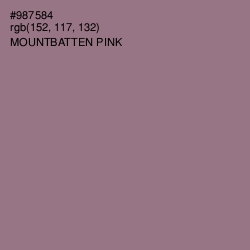 #987584 - Mountbatten Pink Color Image